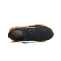 Low Price Durable Men Sport Black Steel Rubber Soles Safety Shoes